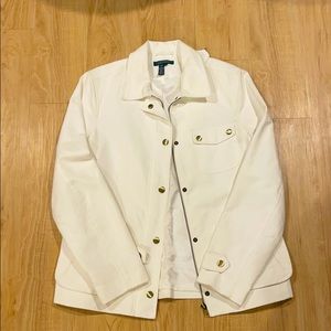 White retro Ralph Lauren jacket